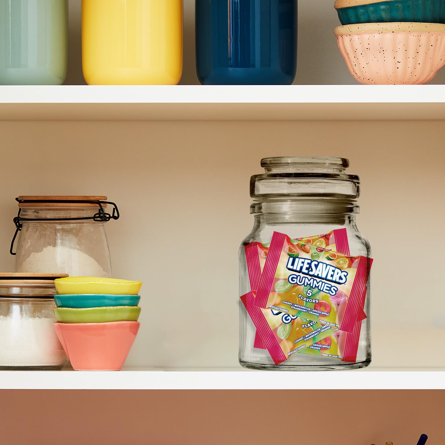 Assortit fun-size packs spread out highlighting portioned servings for parties and sharing