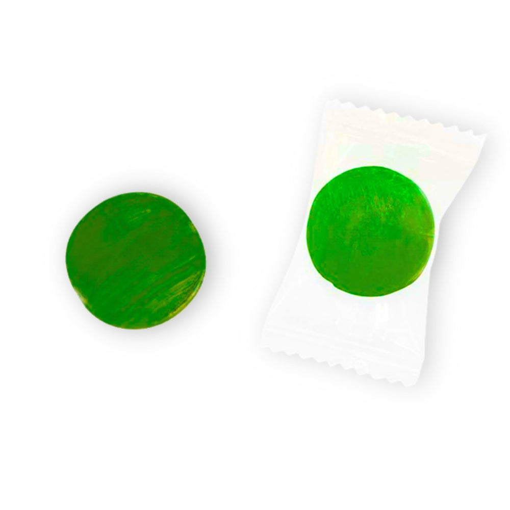 Assortit Button beside a ruler for size comparison, shows single-piece scale and portioning
