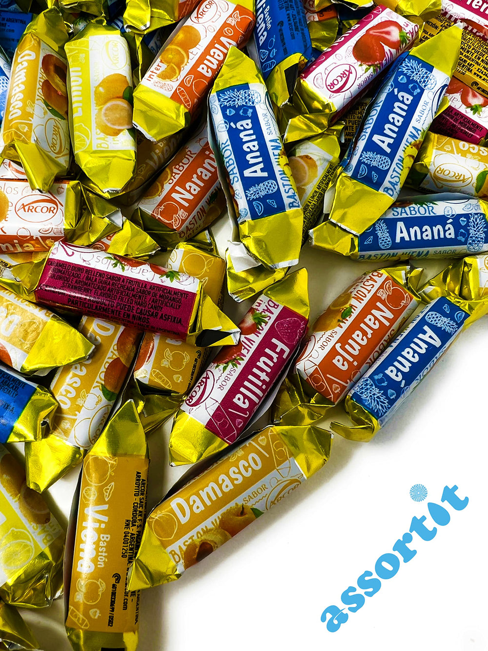 Assortit in a candy bowl at a party showcasing assorted flavors and easy serving