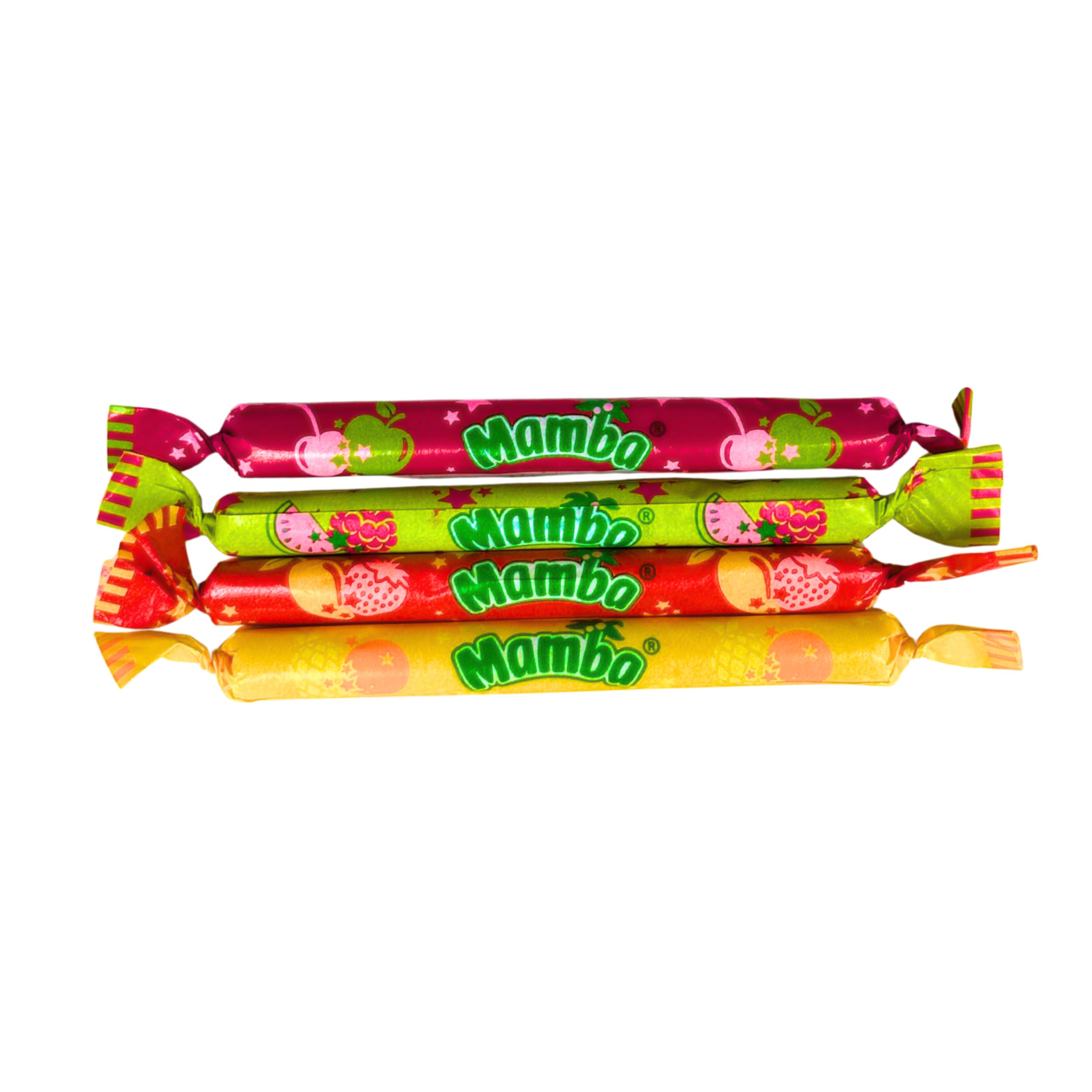 Assortit Mamba Magic Sticks individually wrapped piece highlighting freshness and shareable convenience