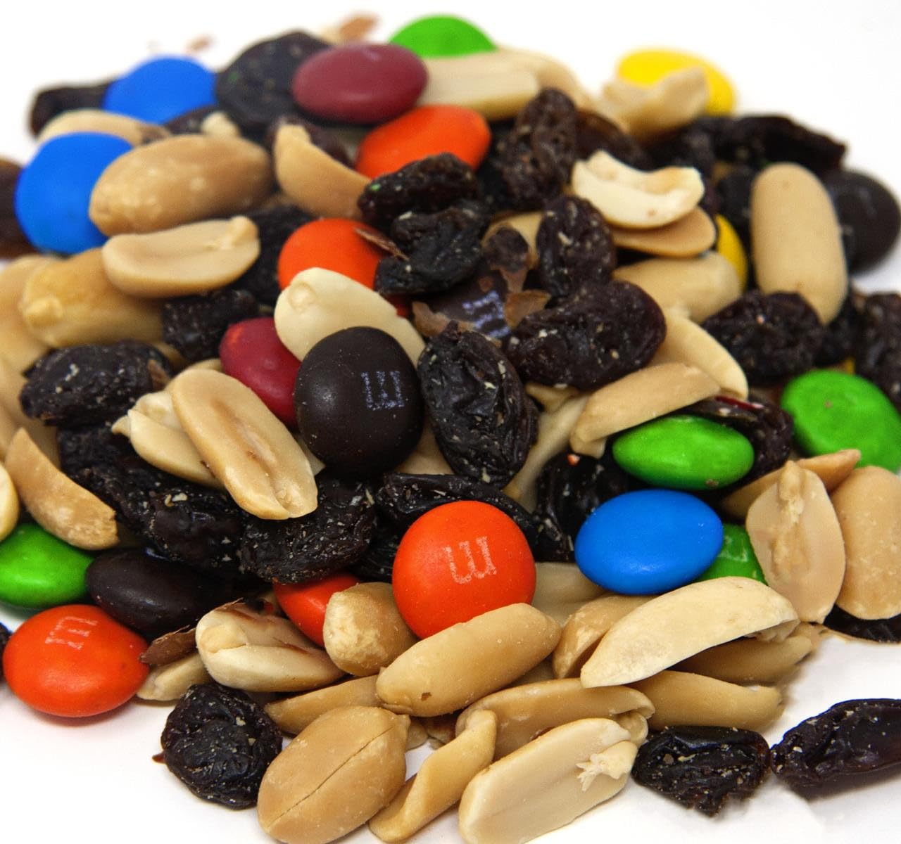 Assortit trail mix front packaging showing 5 lb bulk bag and branding benefit convenience