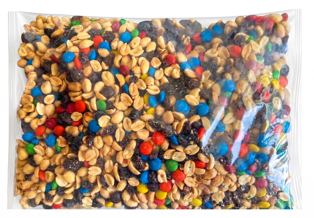 Assortit trail mix served in a bowl ready to snack with easy sharing benefit
