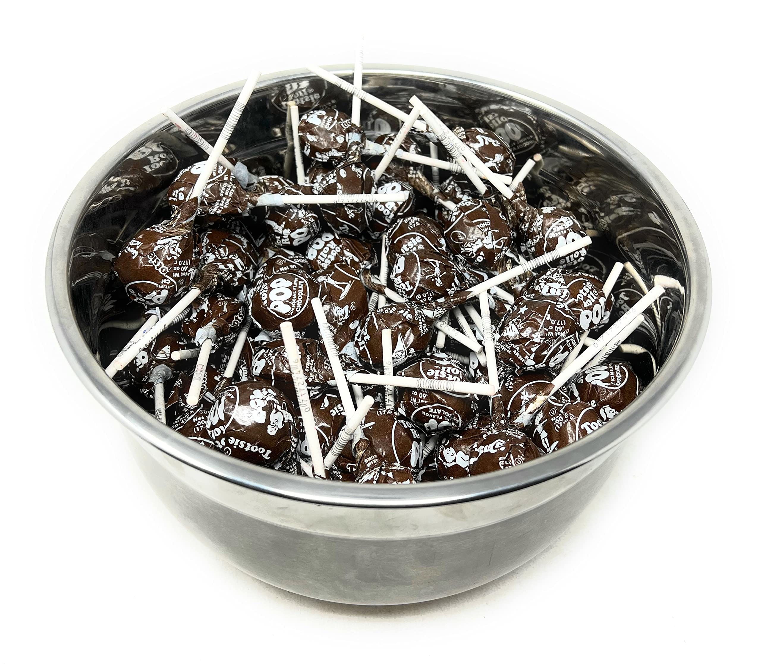 Assortit single wrapped lollipop highlighting easy portioning