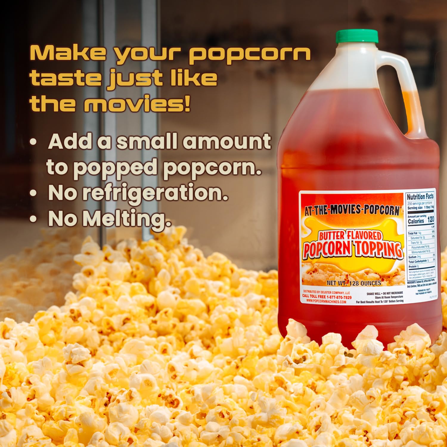 At-The-Movies-Popcorn topped popcorn in bowl showing theater-style taste