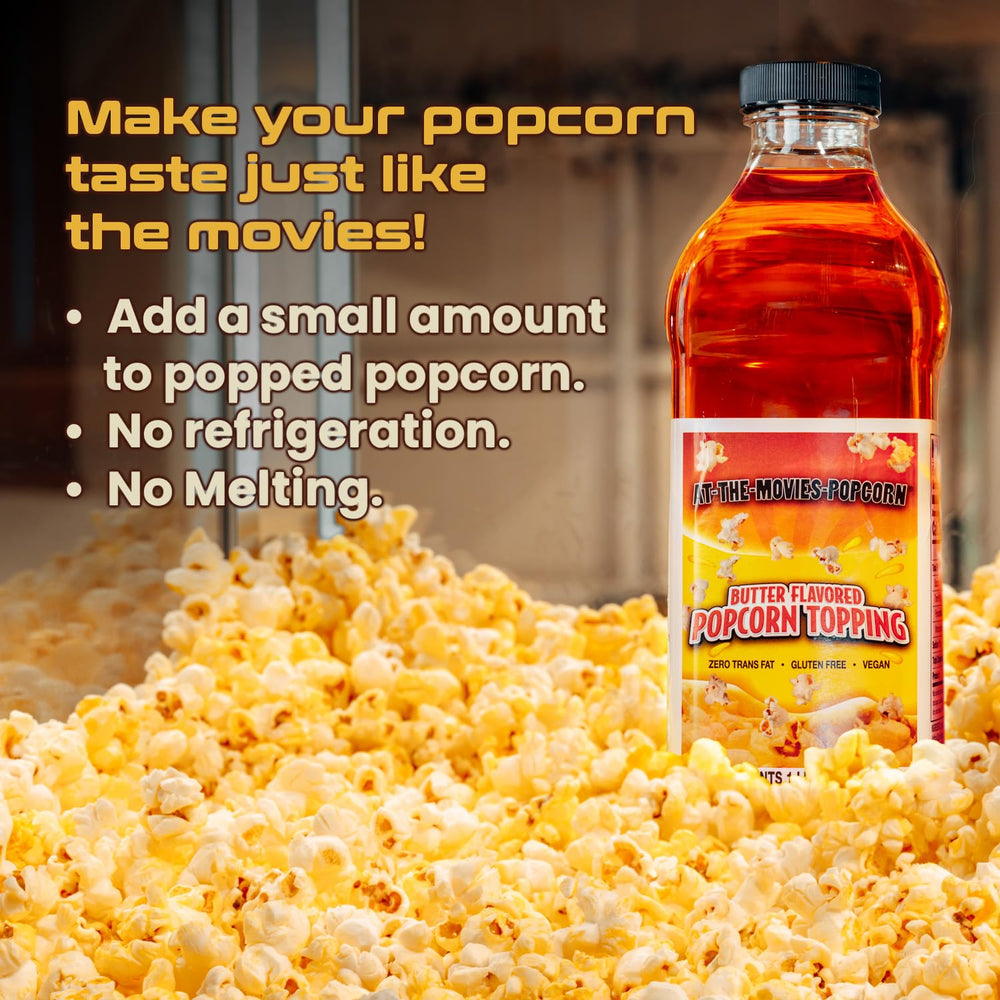 At-The-Movies-Popcorn in a serving bowl ready to eat, emphasizes movie-theater flavor at home