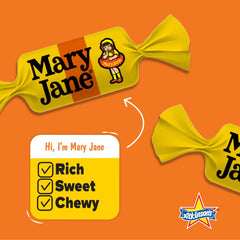 Atkinson's close-up of taffy texture showing chewiness and soft bite appeal