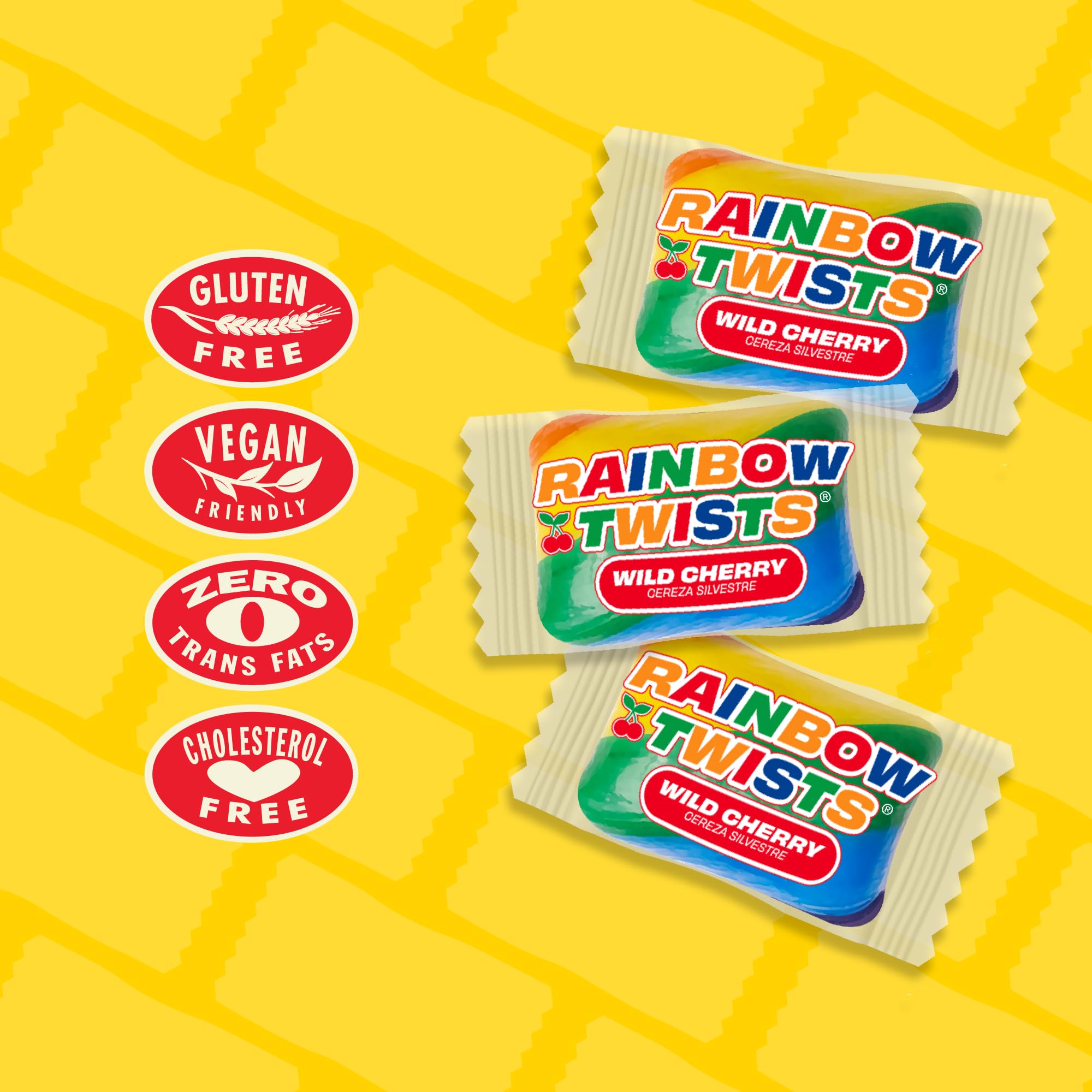 Atkinson's candy in hand for scale showing bite-size pieces and portion control