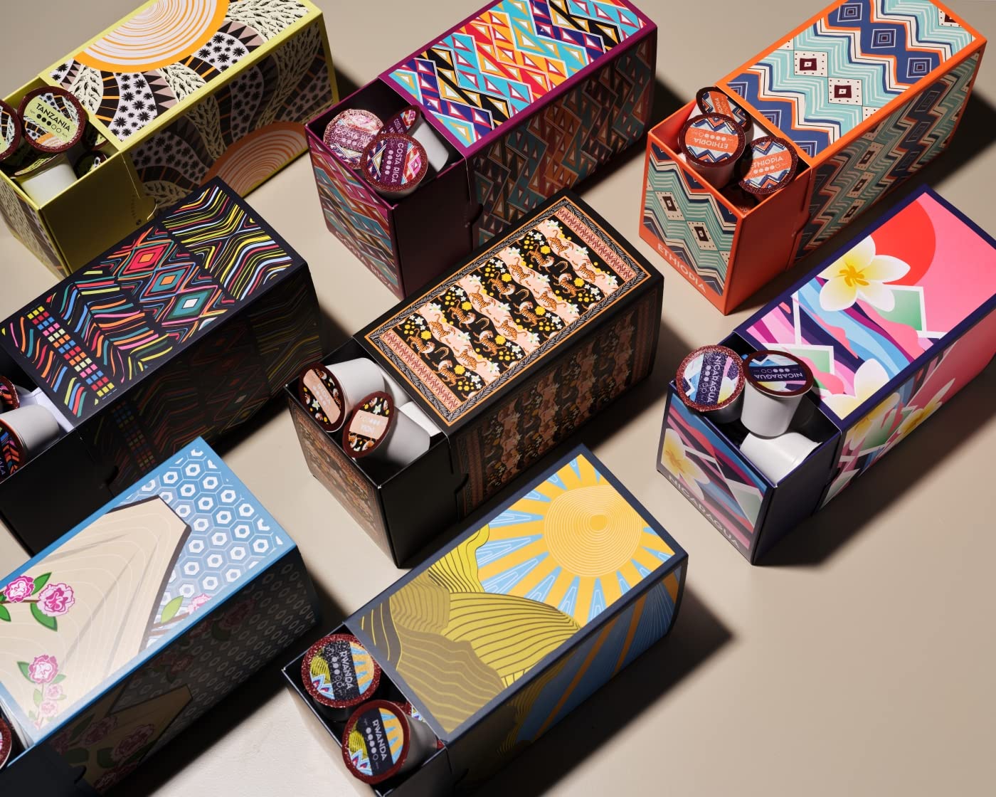 Atlas Coffee Club gift-ready box styled for giving with convenience benefit