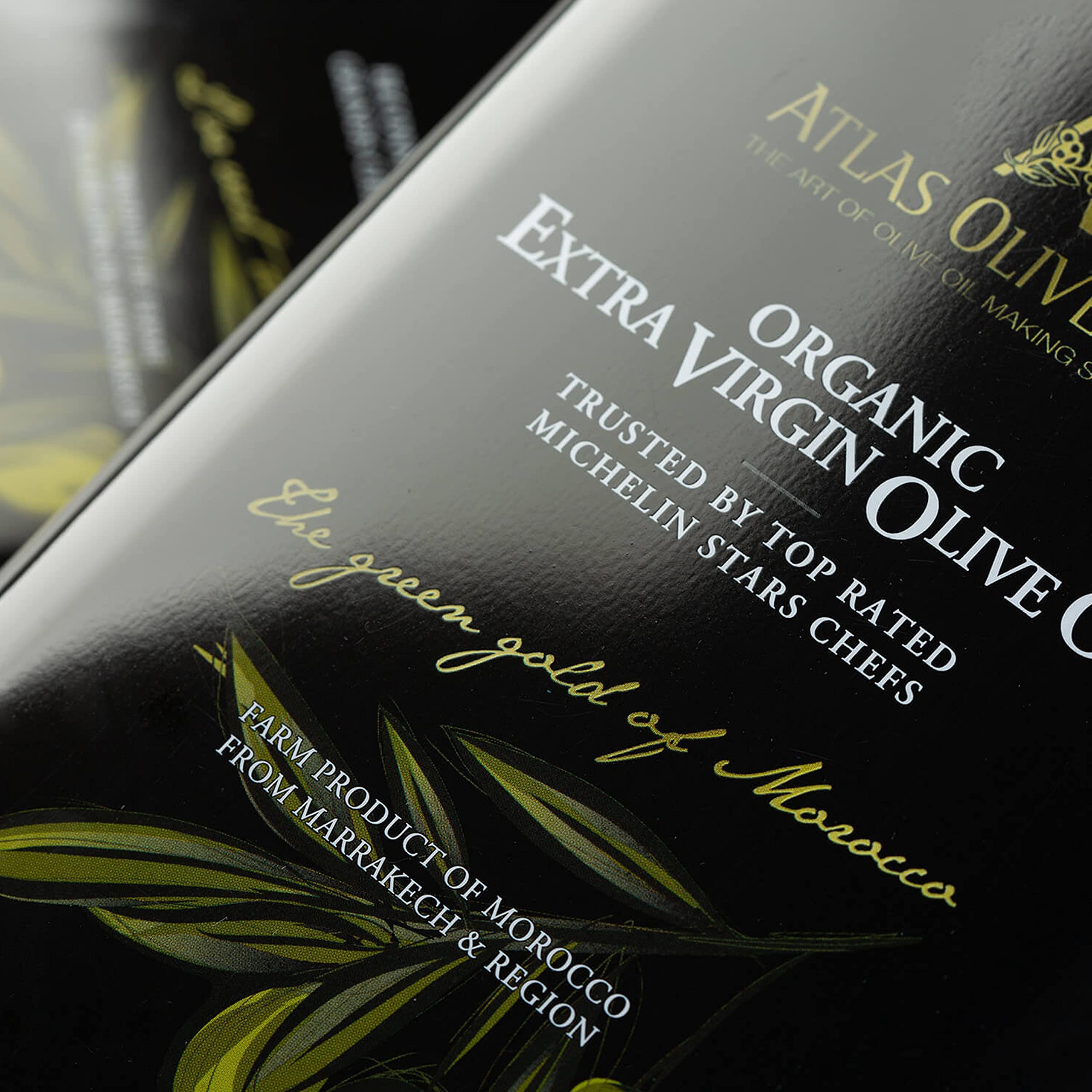 Atlas Olive Oils used in pan during cooking to enhance flavors and heat stability