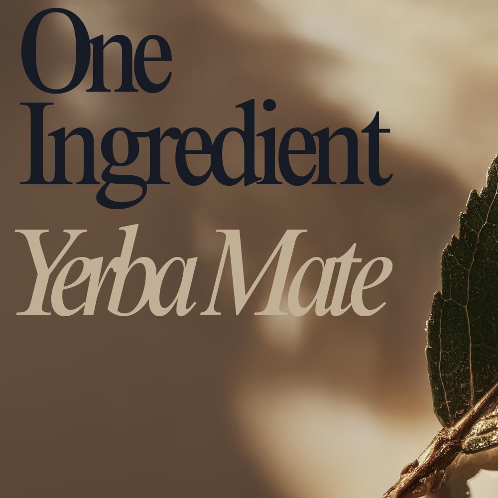 Atlast label ingredient details showing pure yerba mate transparency