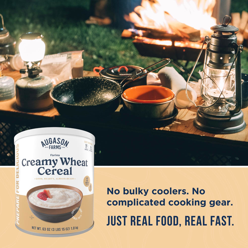 Augason Farms muffins made with creamy wheat mix demonstrating recipe versatility