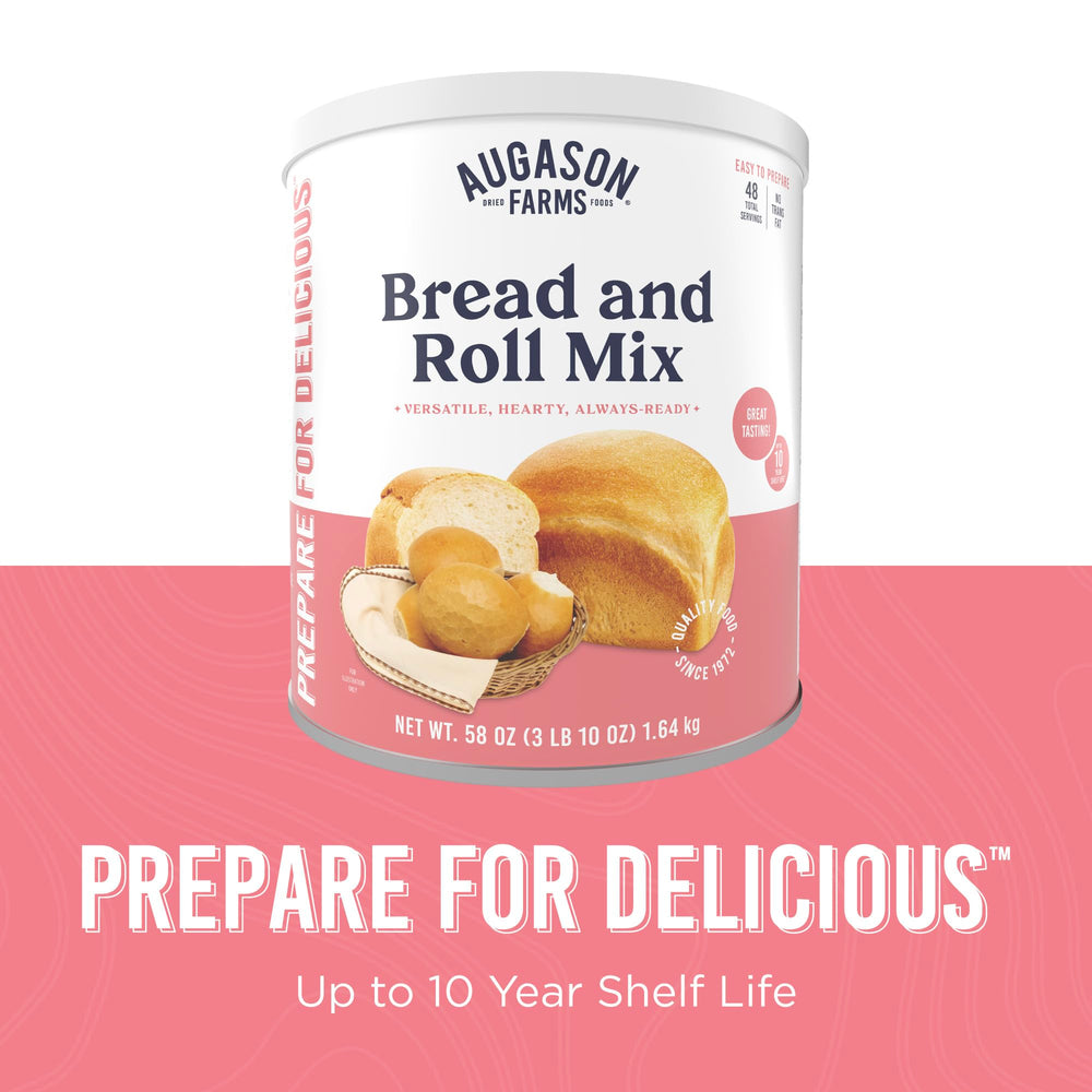 Augason Farms can stored on pantry shelf demonstrating preparedness and portability