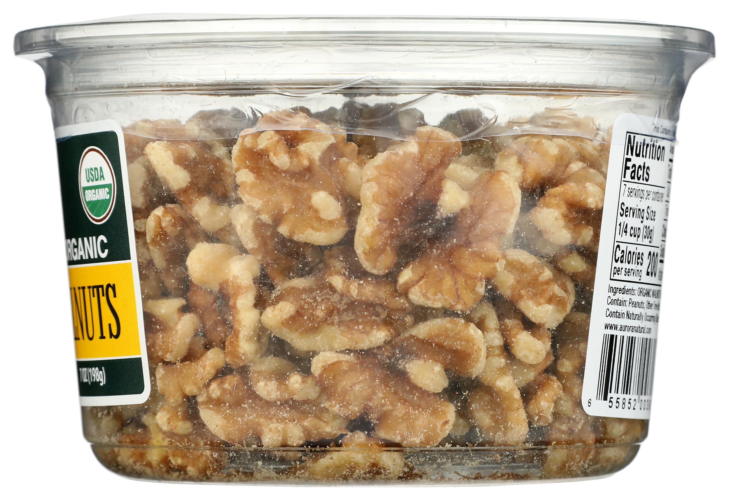 AURORA product label and origin details emphasizing US organic source