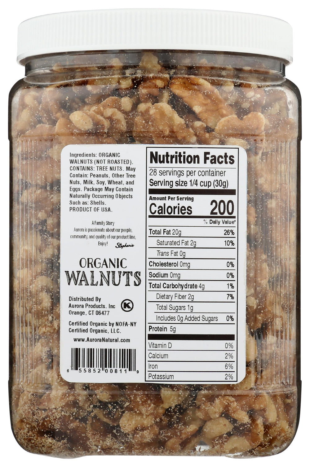 AURORA close-up of walnut halves highlighting fresh texture and rich natural flavor