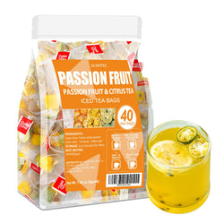AUSPITEE front packaging showing tea bag count and natural benefits
