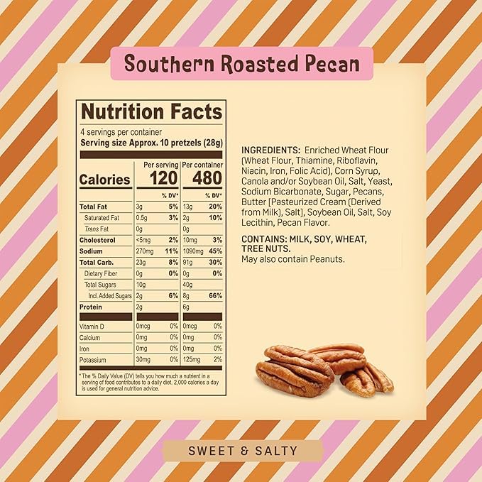 Austin Pretzel Co. Sweet Vanilla Bean close-up showing smooth vanilla toffee benefit