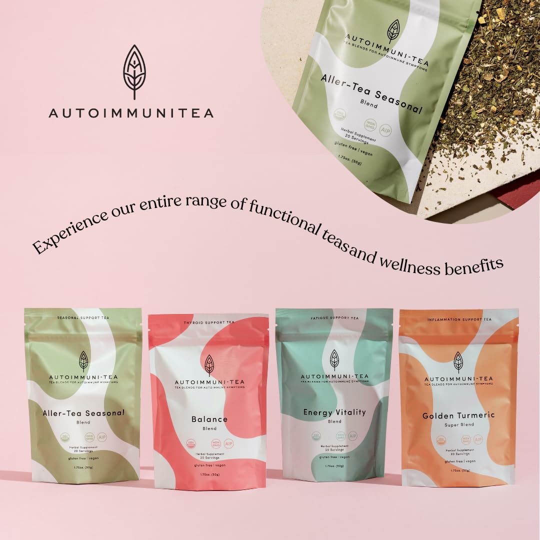 Autoimmuni-Tea lifestyle scene with tea on a table for morning ritual and relaxation
