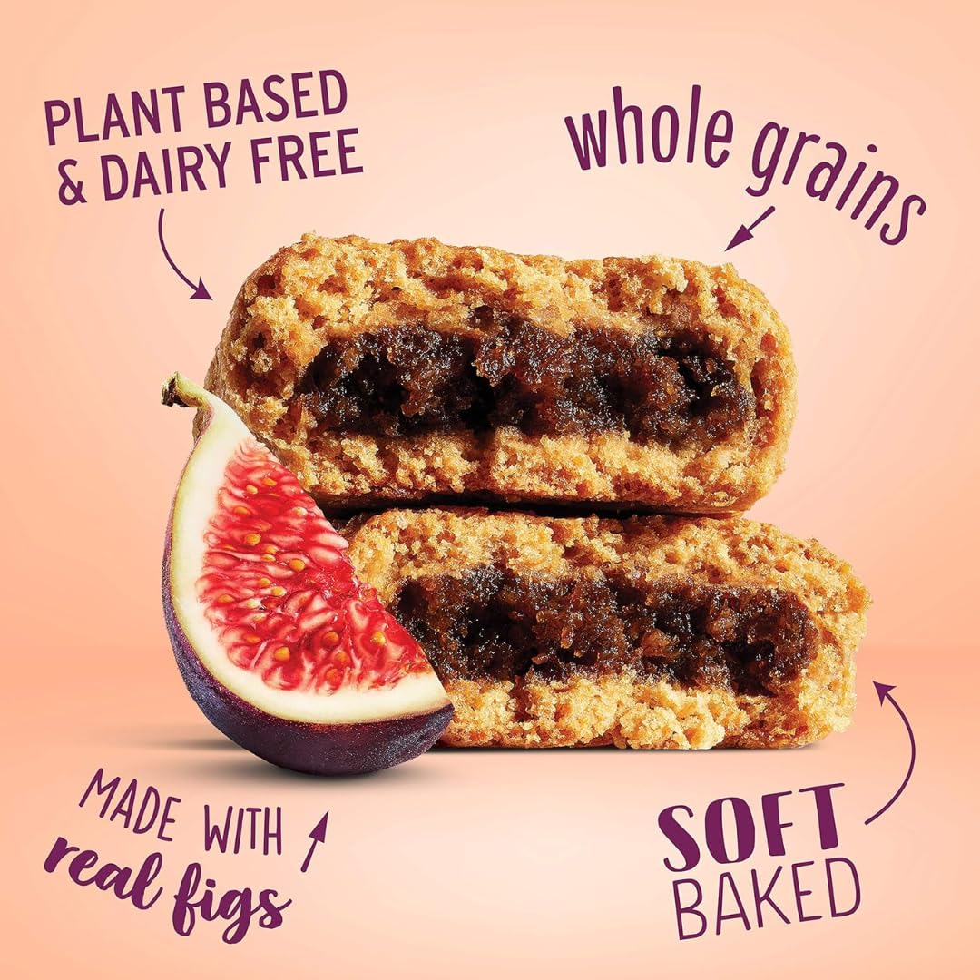 Avama individually wrapped fig bar in hand demonstrating portable convenience for commuting