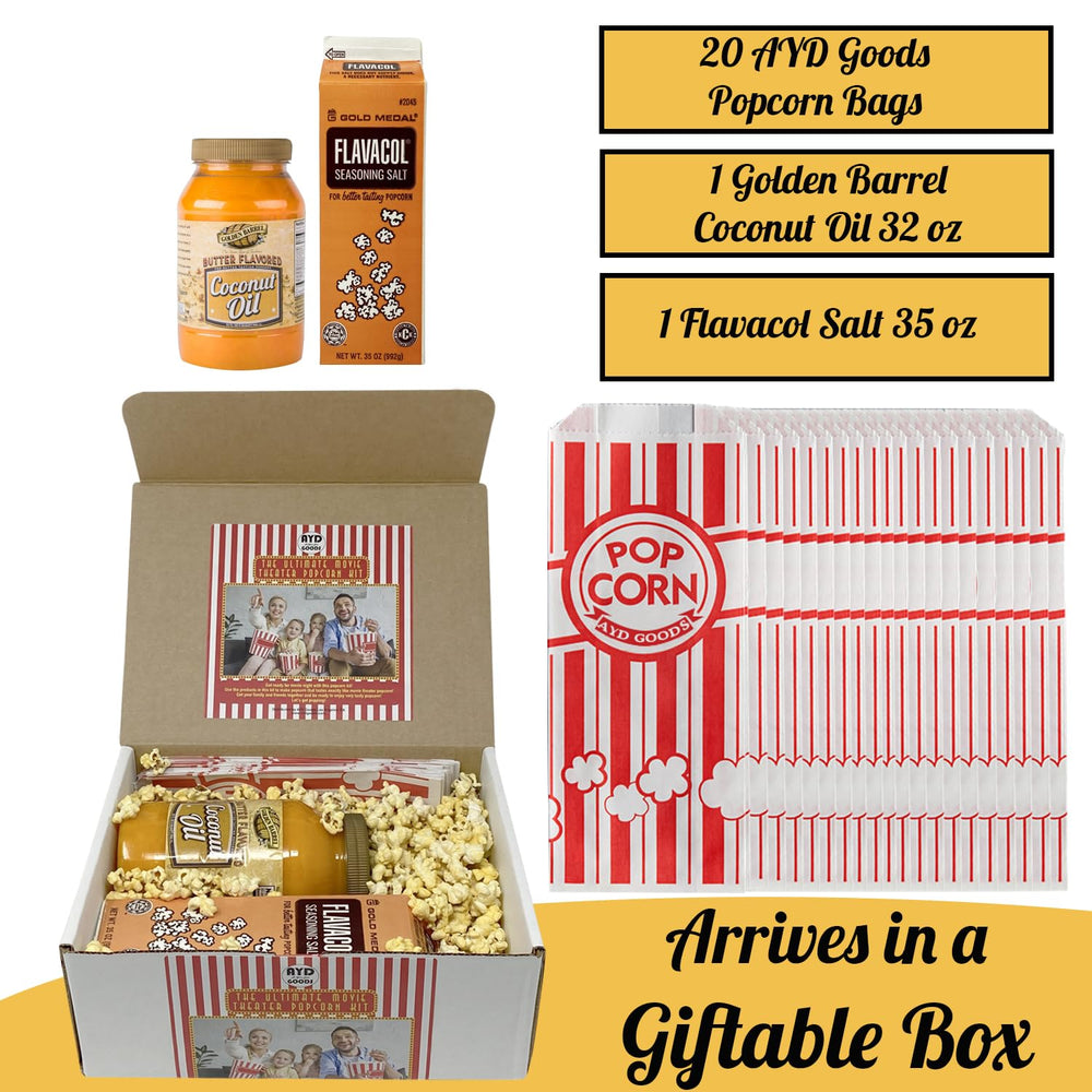 AYD Goods buttery kernels closeup illustrating rich movie-theater taste