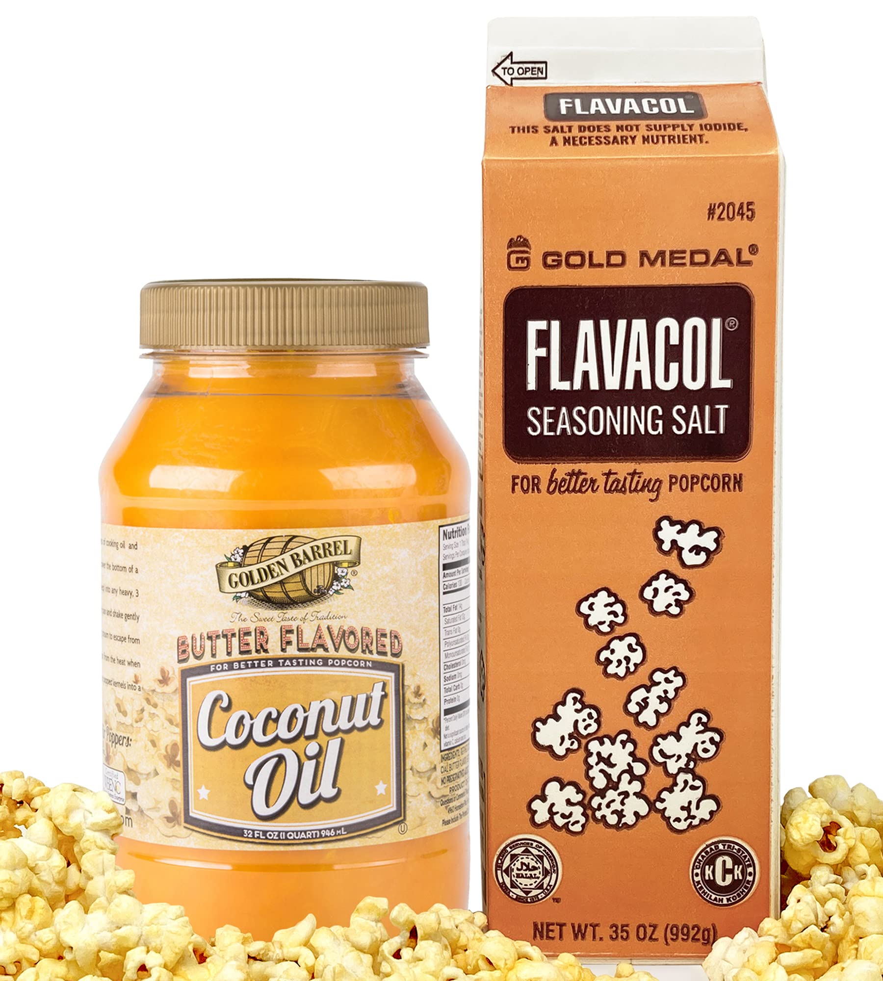 AYD Goods front packaging showing complete popcorn kit benefits