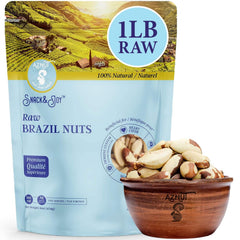 AZNUT front packaging showing 1 lb bag and labels, clear quality benefit
