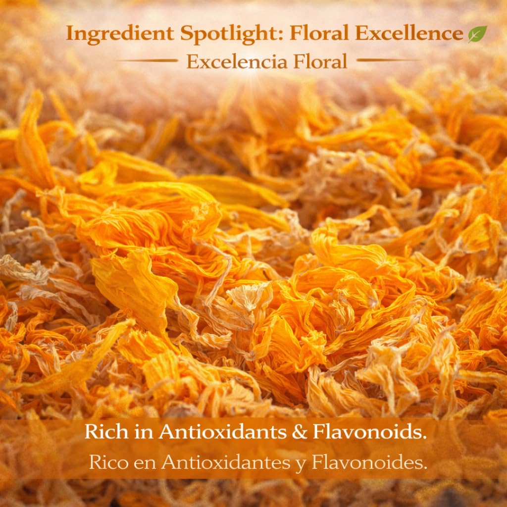 B-Experts plated dessert garnished with calendula petals adding visual appeal and flavor