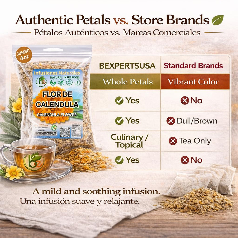 B-Experts product label with origin details emphasizing Mexican wild-harvest sourcing