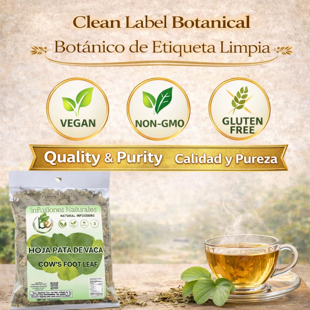 B-Experts label detail with ingredients and non-GMO vegan benefits visible