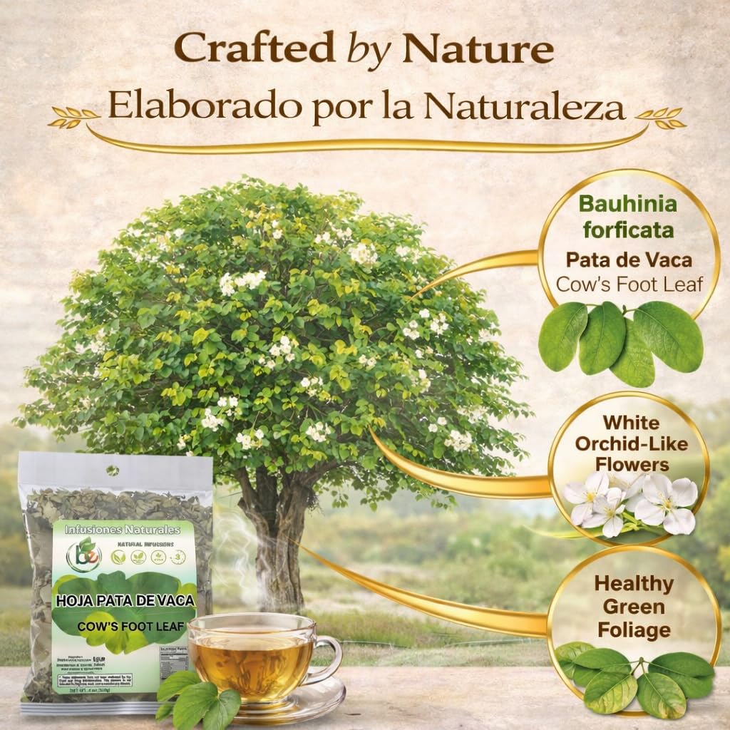 B-Experts close-up of dried Bauhinia leaves highlighting natural texture and aroma