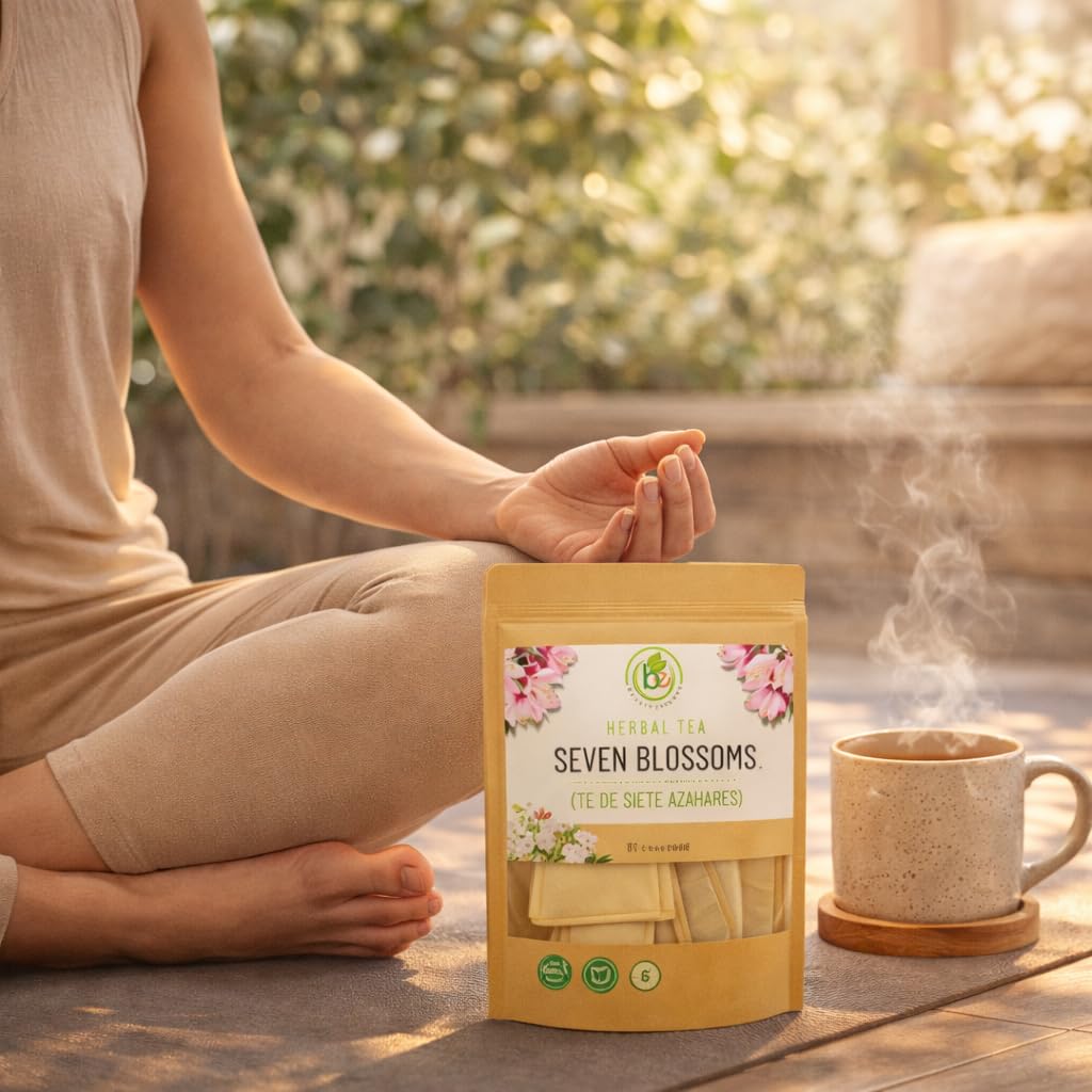 B-Experts tea bag tag and label highlighting brand and ingredient transparency