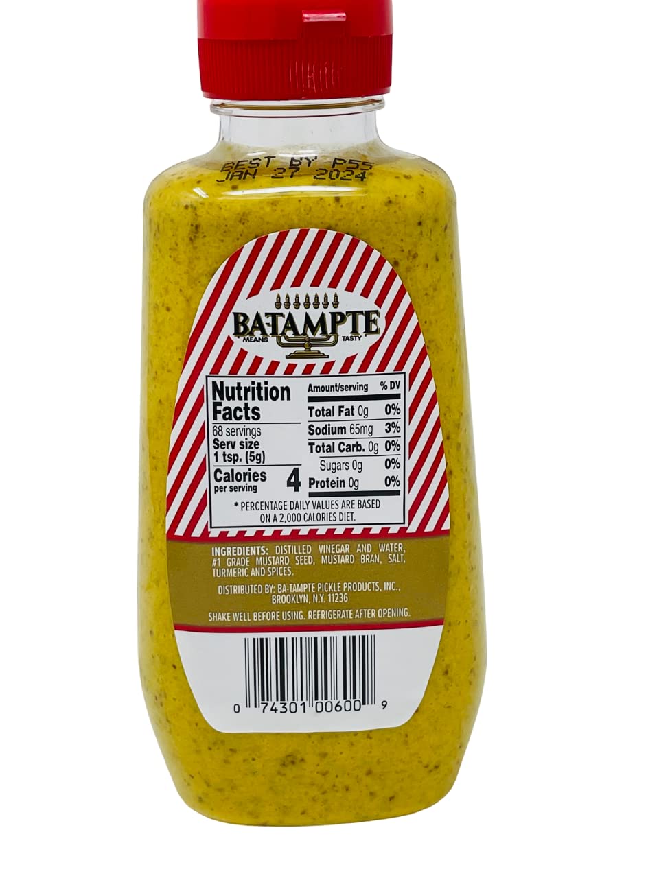 Ba-Tampte mustard being spread on a sandwich to enhance flavor and add tangy depth