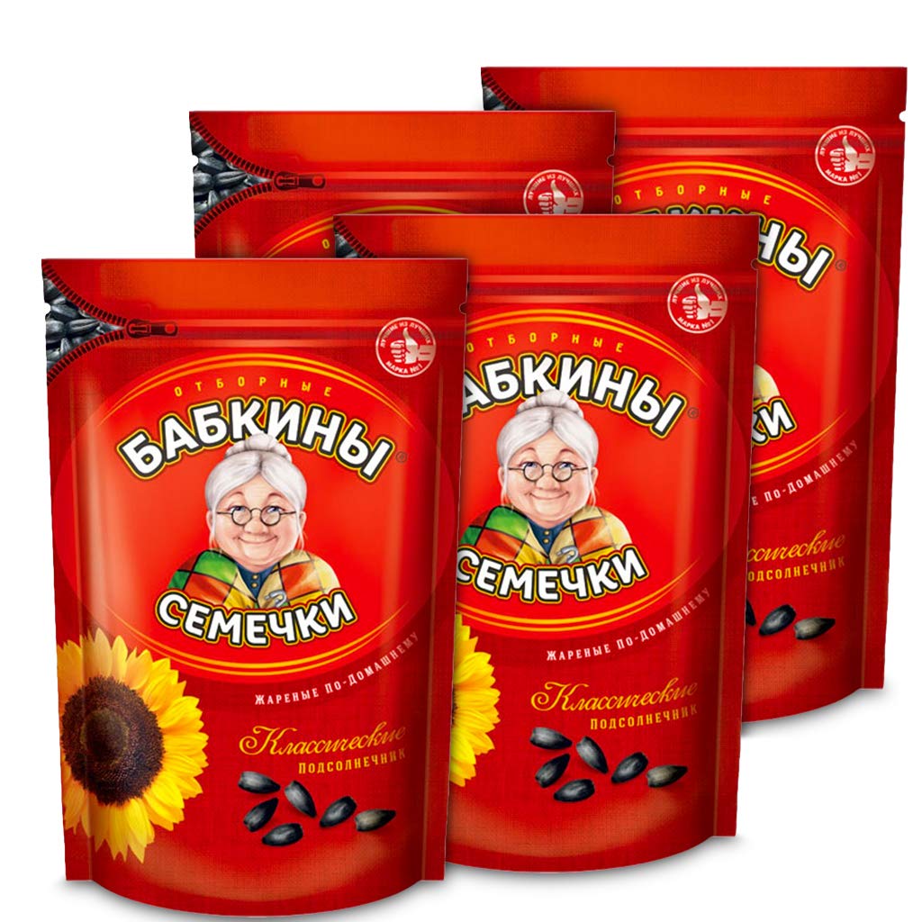 Babkiny front packaging showing resealable 4-pack and net weight benefits