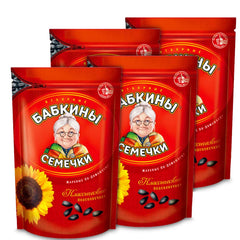 Babkiny front packaging showing resealable 4-pack and net weight benefits