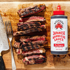 Grilled chicken glazed with Bachan's showcasing caramelized finish and flavor boost
