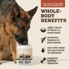 Back 40 Dogs close-up of fine powder texture for easy mixing