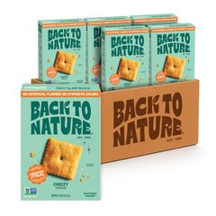 Back to Nature front packaging showing six-pack and plant-based benefit