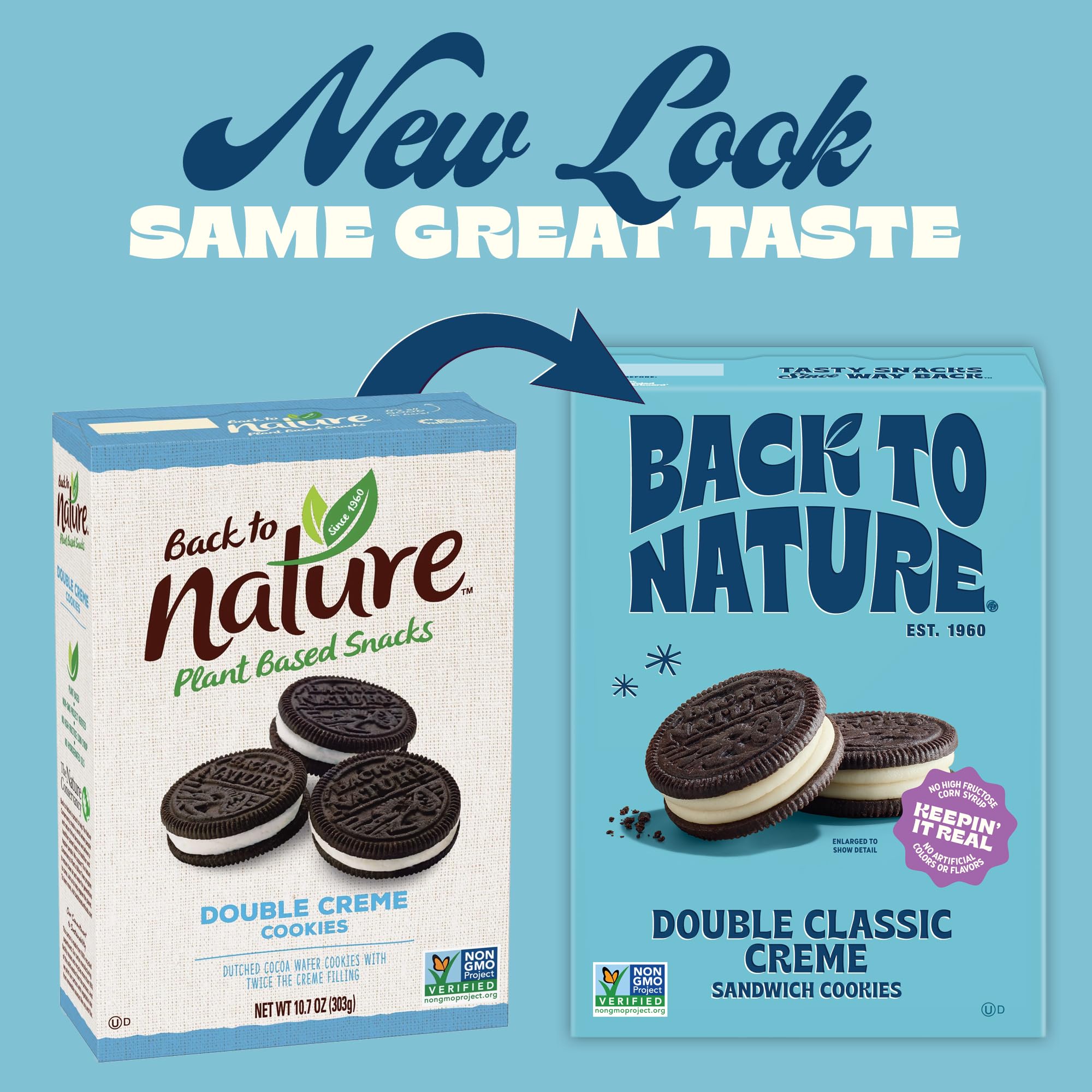 Back to Nature cookie beside milk glass illustrating dunking enjoyment