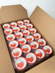 Backpack Yogurt front packaging showing 48-count case and convenience
