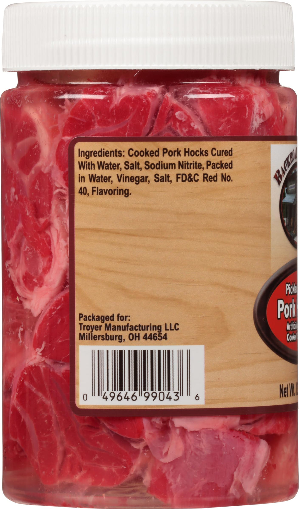 Backroad Country label close-up highlighting product origin and trust