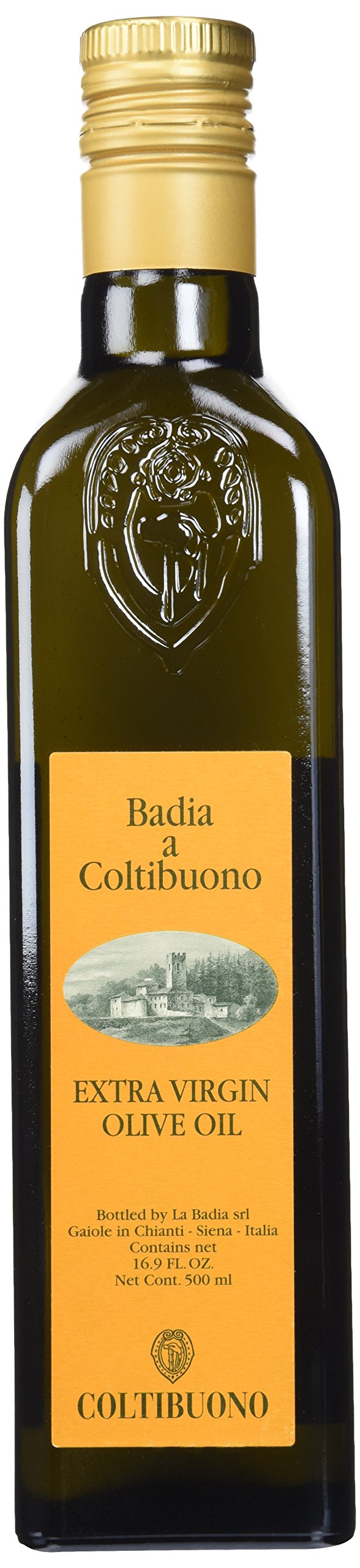 Badia a Coltibuono front bottle view showing label and artisanal appeal for authentic flavor
