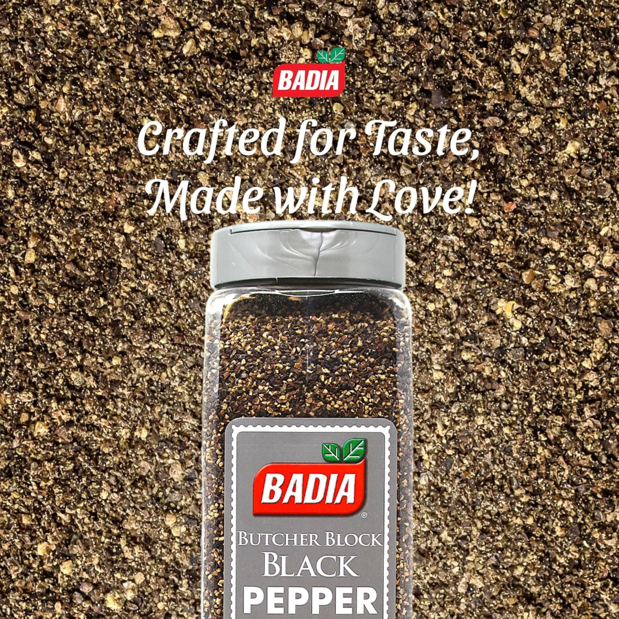Badia close-up coarse grind texture revealing robust flavor and aroma