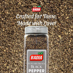 Badia close-up coarse grind texture revealing robust flavor and aroma