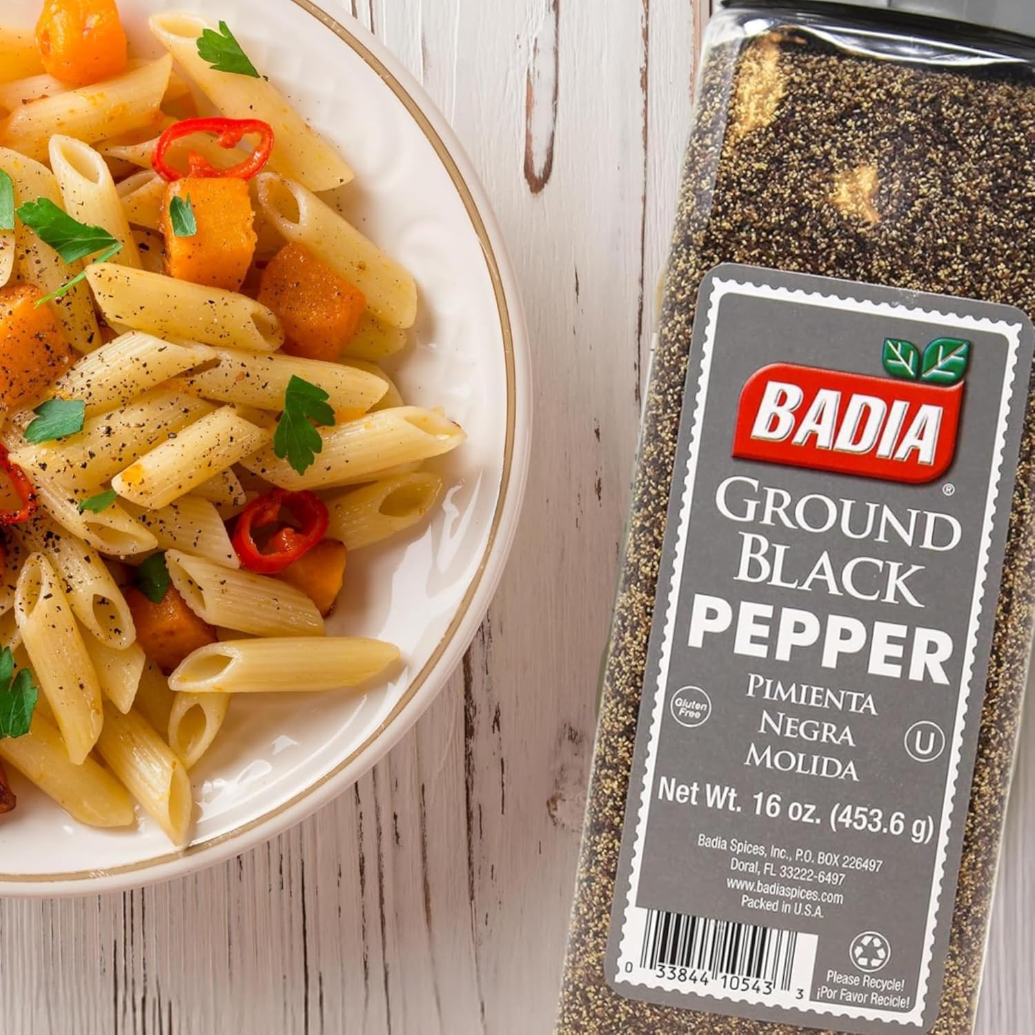 Badia pouring over steak to enhance flavor and aroma