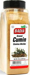 badia brand front label showing 16 oz jar and clear product benefit