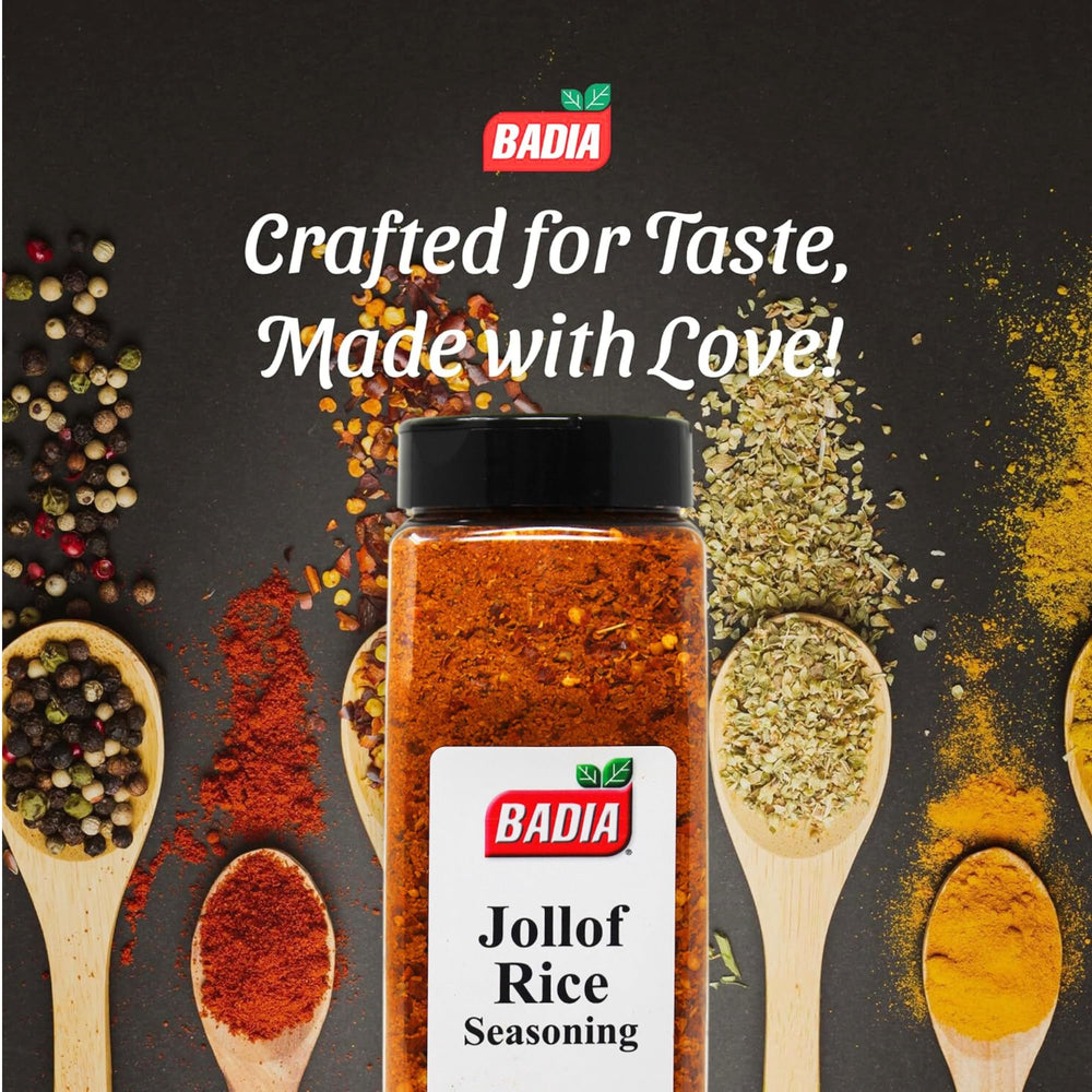 Badia close-up of seasoning texture highlighting rich tomato and spice aroma