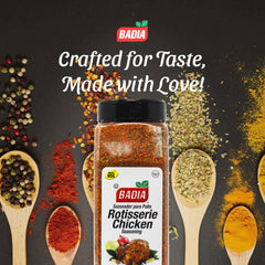 Badia close-up label detail displaying ingredients and brand reliability