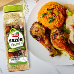 Badia used on shrimp on a grill demonstrating quick, bright seafood seasoning