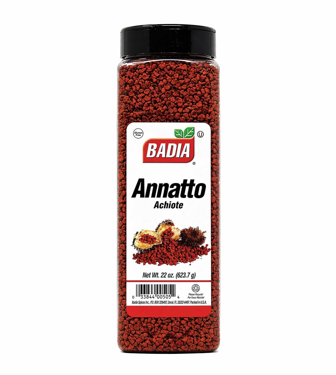 Badia front packaging showing 22 oz jar and clear labeling for convenience