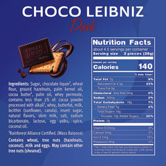 Bahlsen close-up of cookie and chocolate layer highlighting rich texture