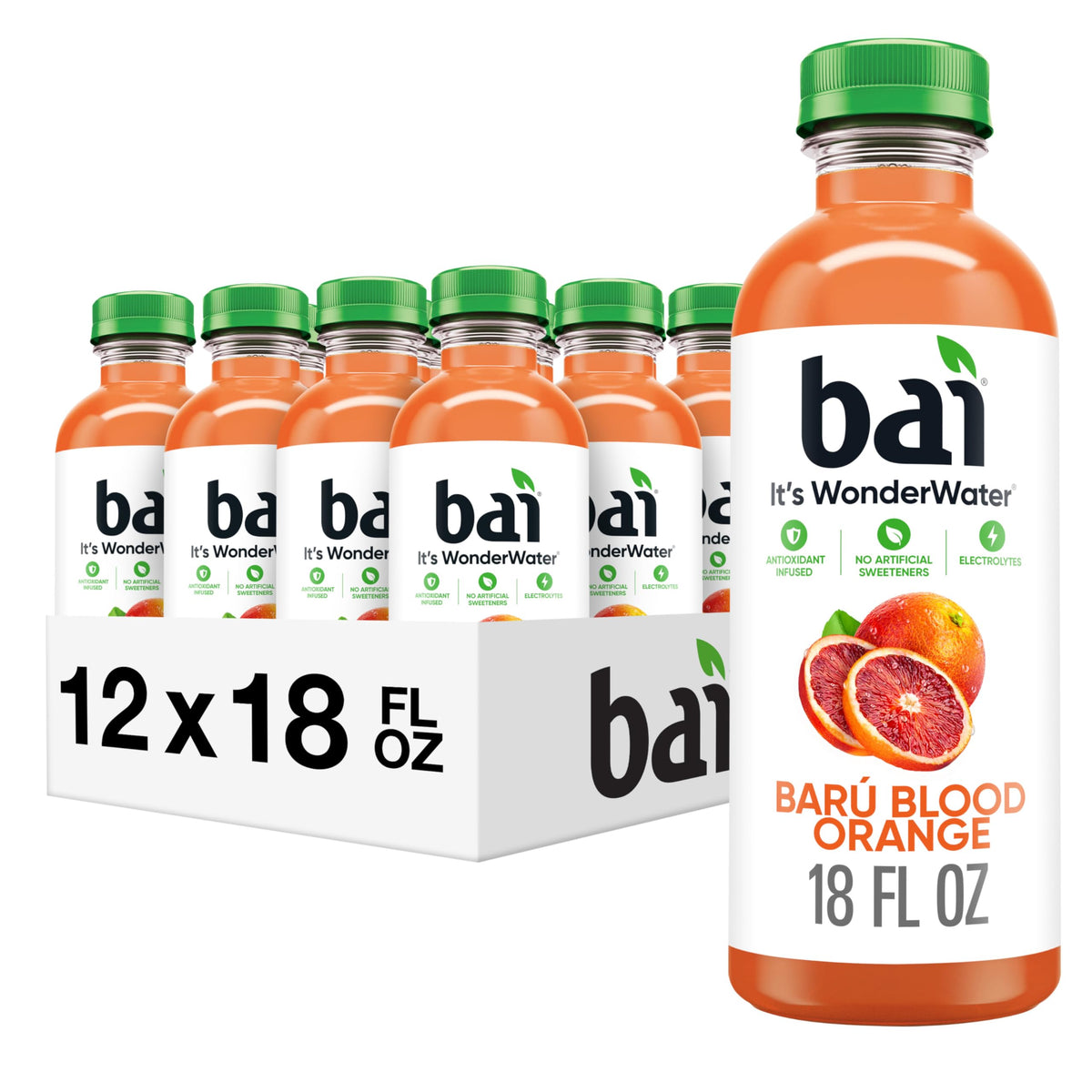 Bai Barú Blood Orange front packaging showing bold label and citrus image